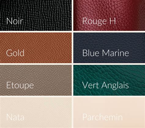 hermes color swatch|best hermes colors.